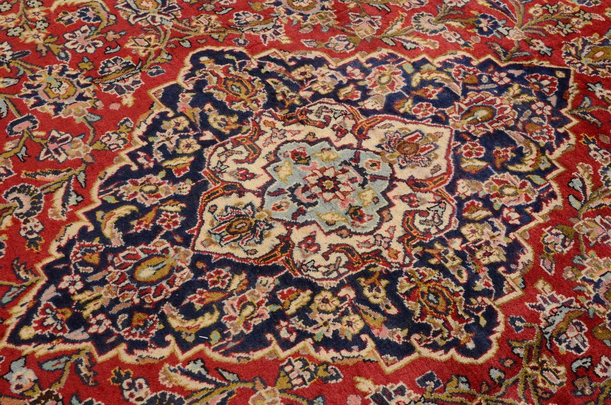 Perser Rug - Keshan - 374 x 251 cm - red