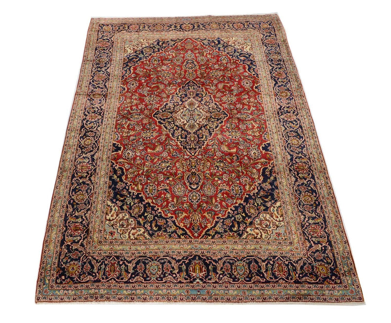 Perser Rug - Keshan - 374 x 251 cm - red