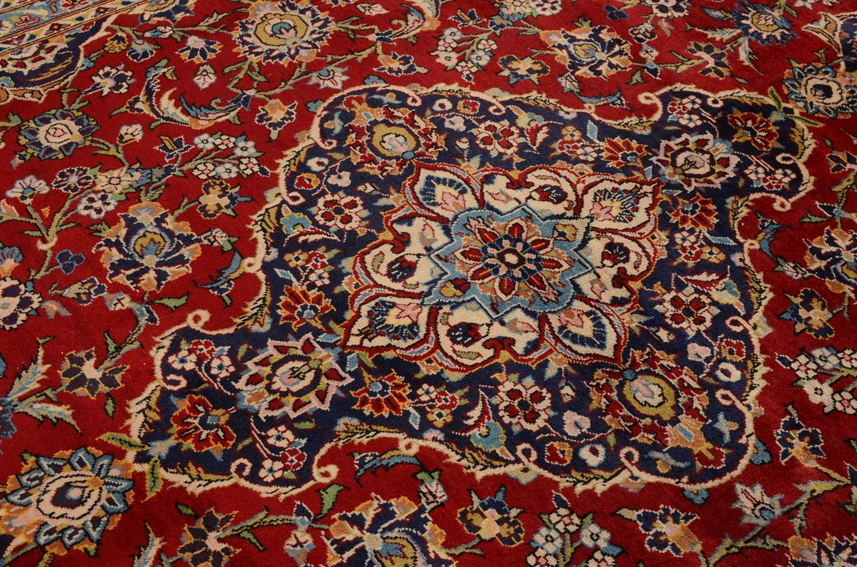 Perser Rug - Keshan - 349 x 239 cm - red