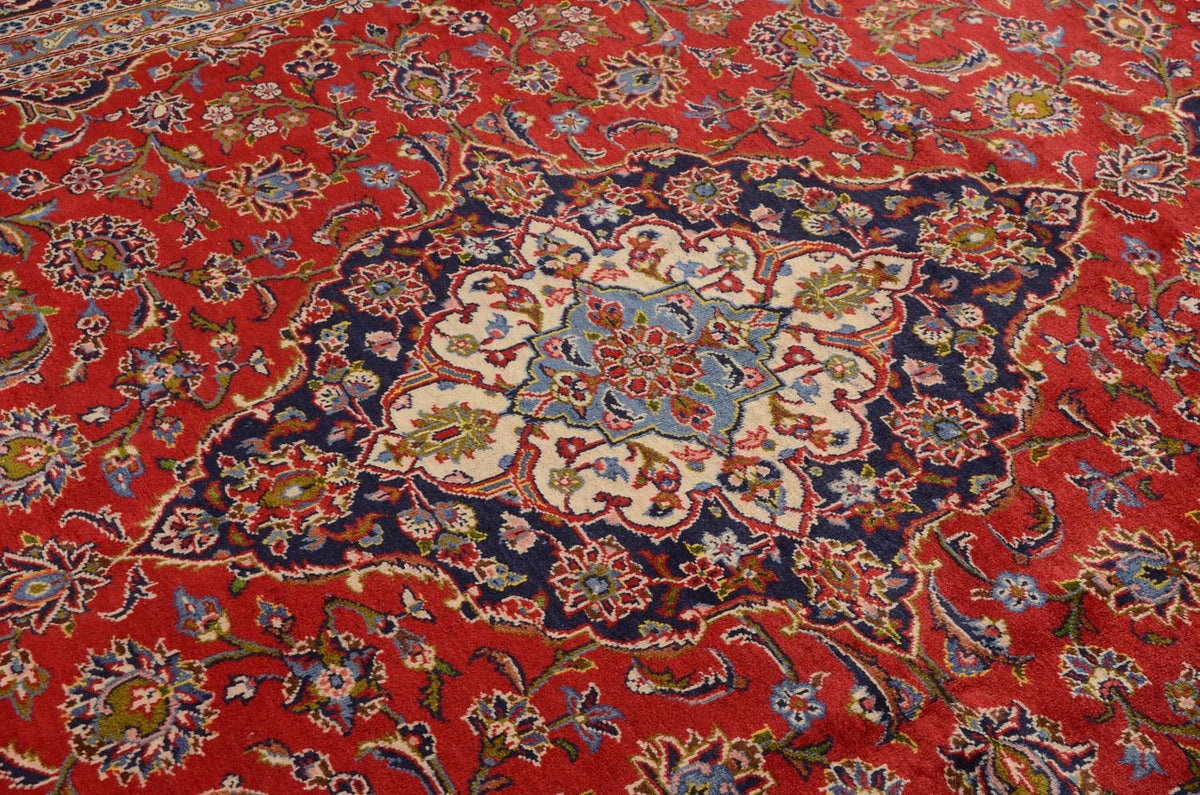 Perser Rug - Keshan - 349 x 239 cm - red