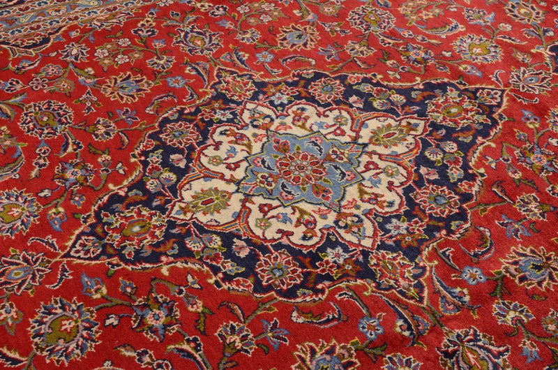 Perser Rug - Keshan - 349 x 239 cm - red