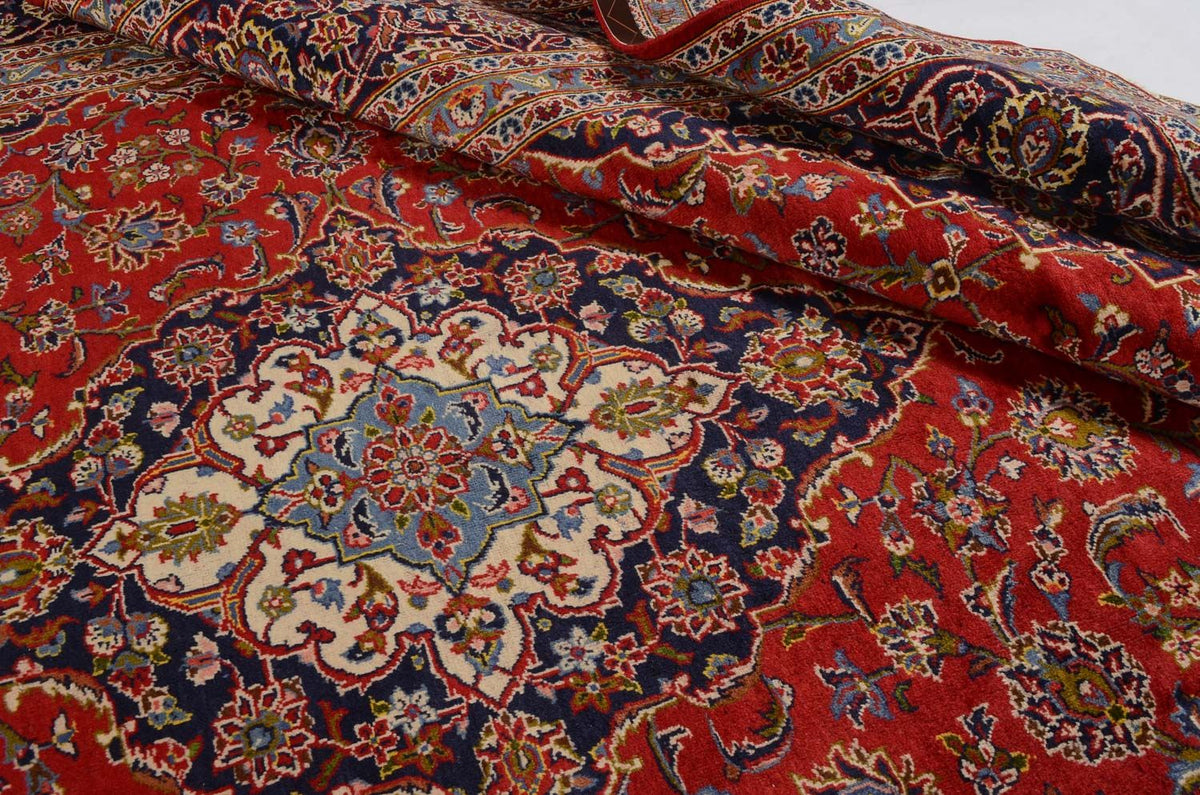 Perser Rug - Keshan - 349 x 239 cm - red