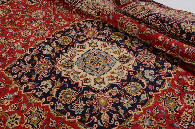 Perser Rug - Keshan - 345 x 254 cm - red