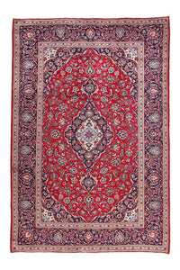 Perser Rug - Keshan - 351 x 239 cm - red