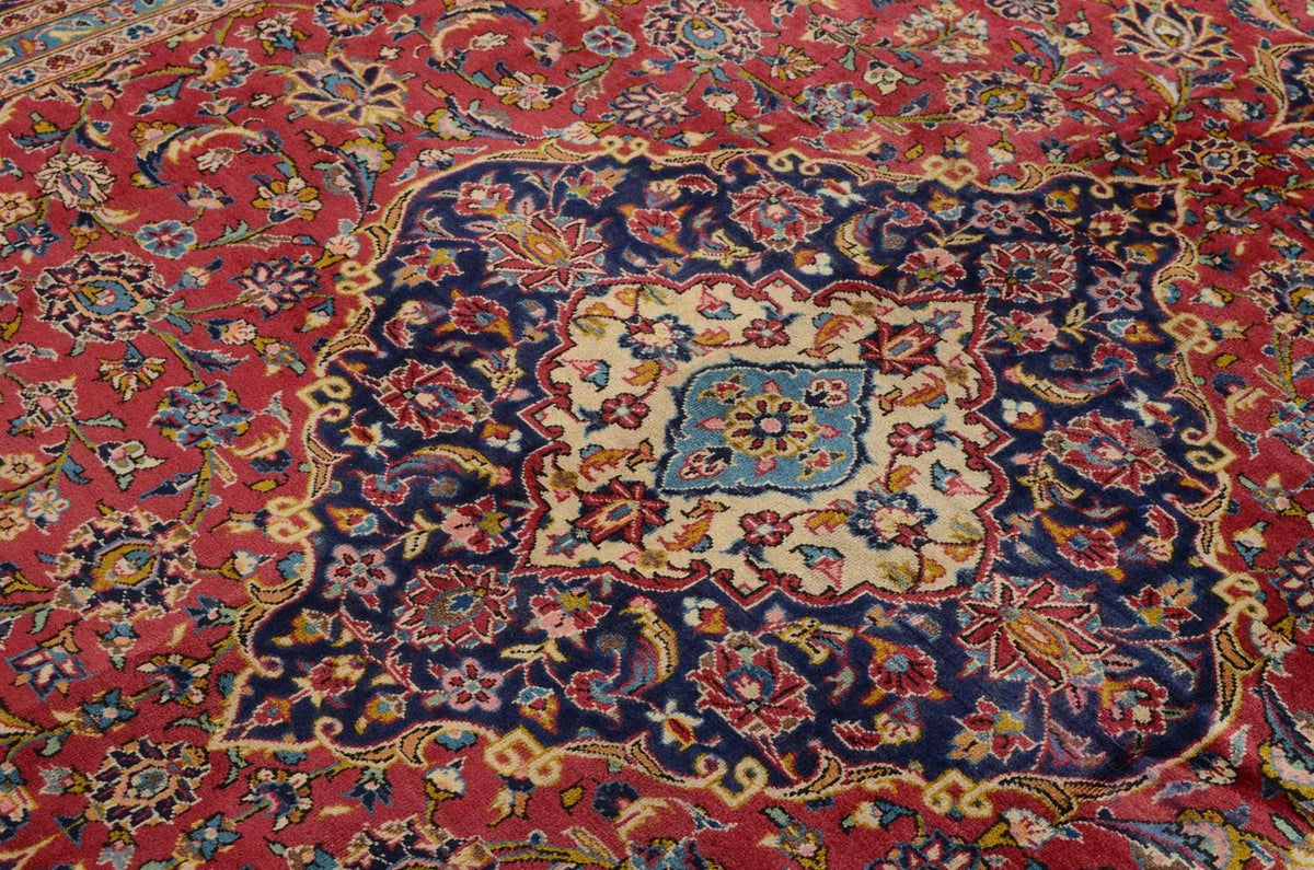 Perser Rug - Keshan - 344 x 243 cm - red