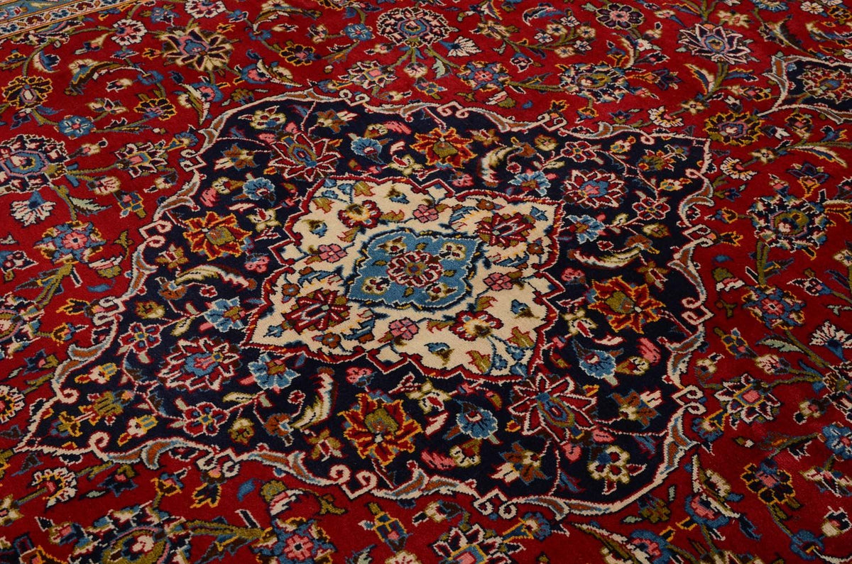 Perser Rug - Keshan - 365 x 253 cm - red