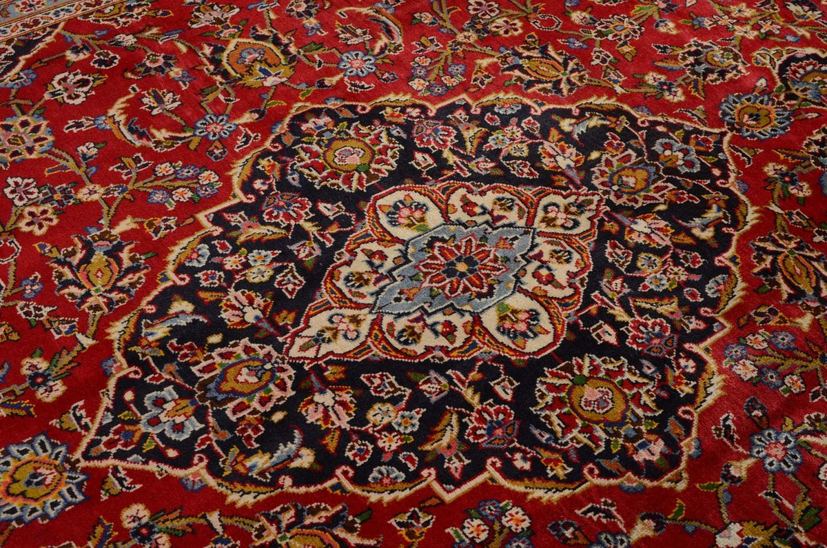 Perser Rug - Keshan - 342 x 246 cm - red