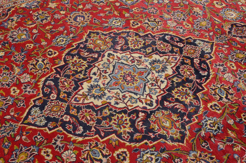 Perser Rug - Keshan - 349 x 246 cm - red