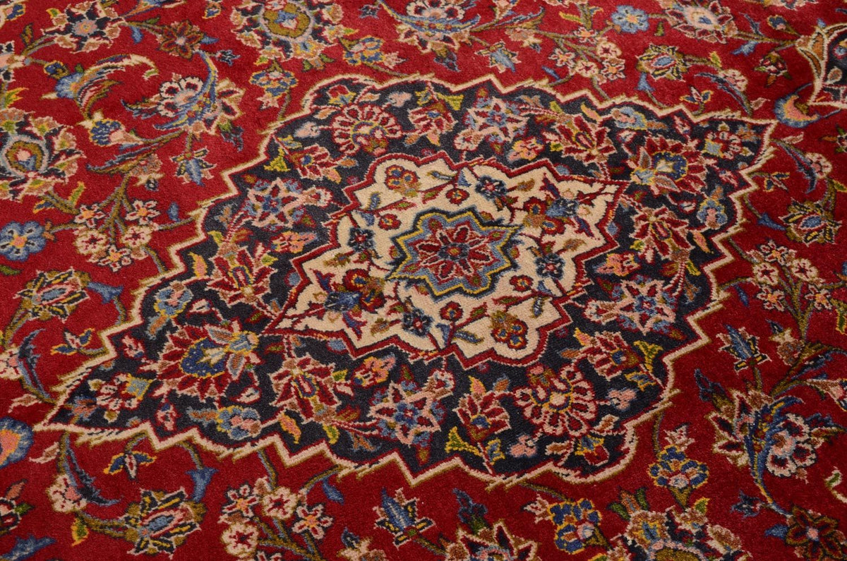 Perser Rug - Keshan - 300 x 199 cm - red
