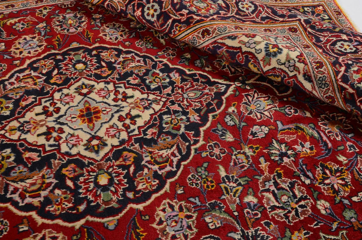 Perser Rug - Keshan - 299 x 194 cm - red