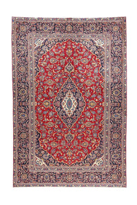 Perser Rug - Keshan - 286 x 194 cm - red