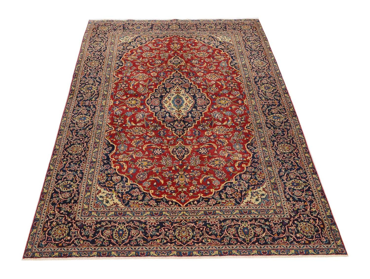 Perser Rug - Keshan - 286 x 194 cm - red
