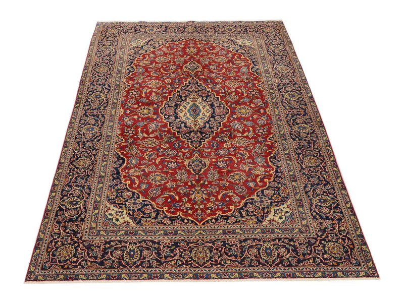 Perser Rug - Keshan - 286 x 194 cm - red