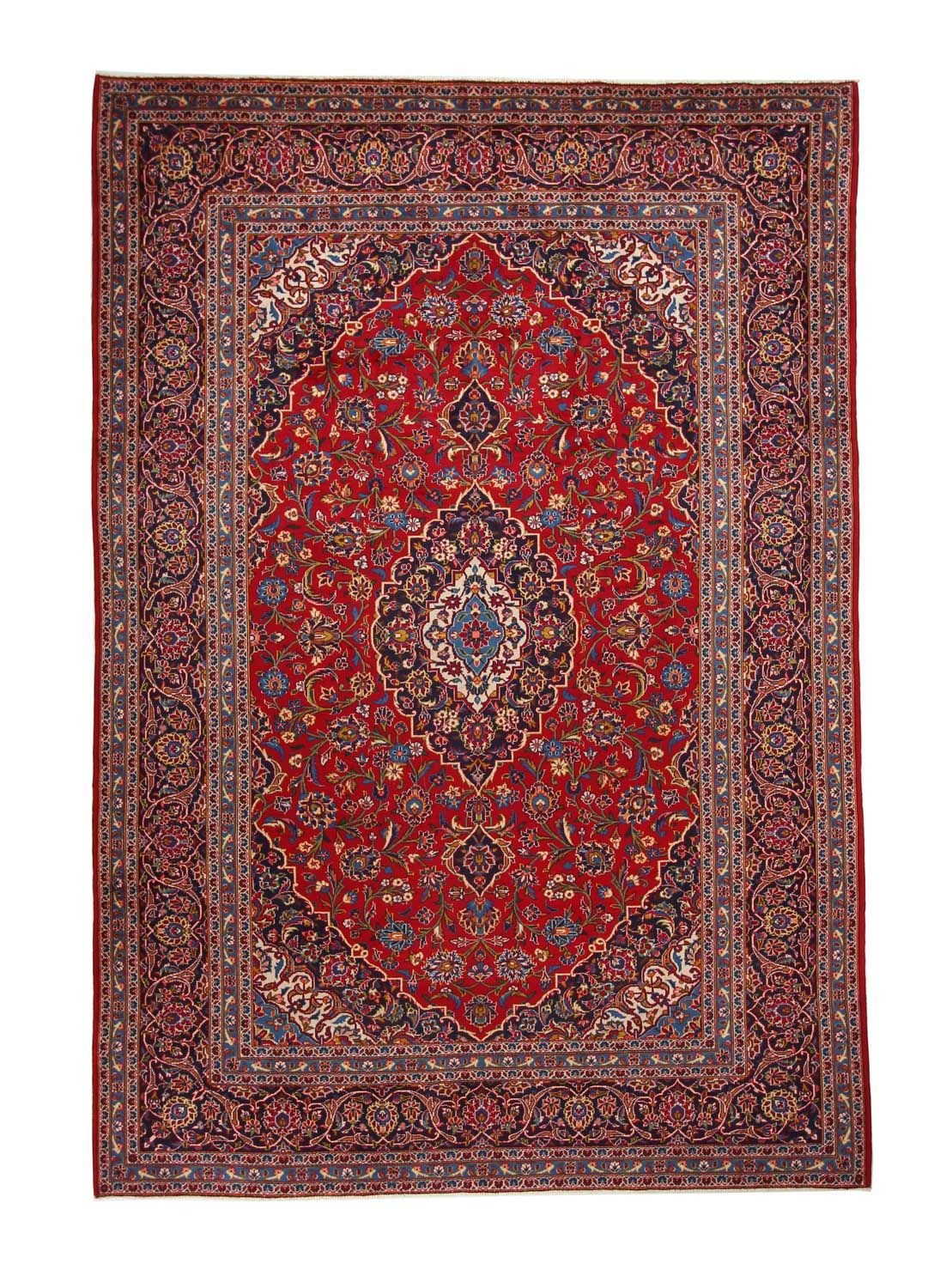 Perser Rug - Keshan - 357 x 245 cm - red