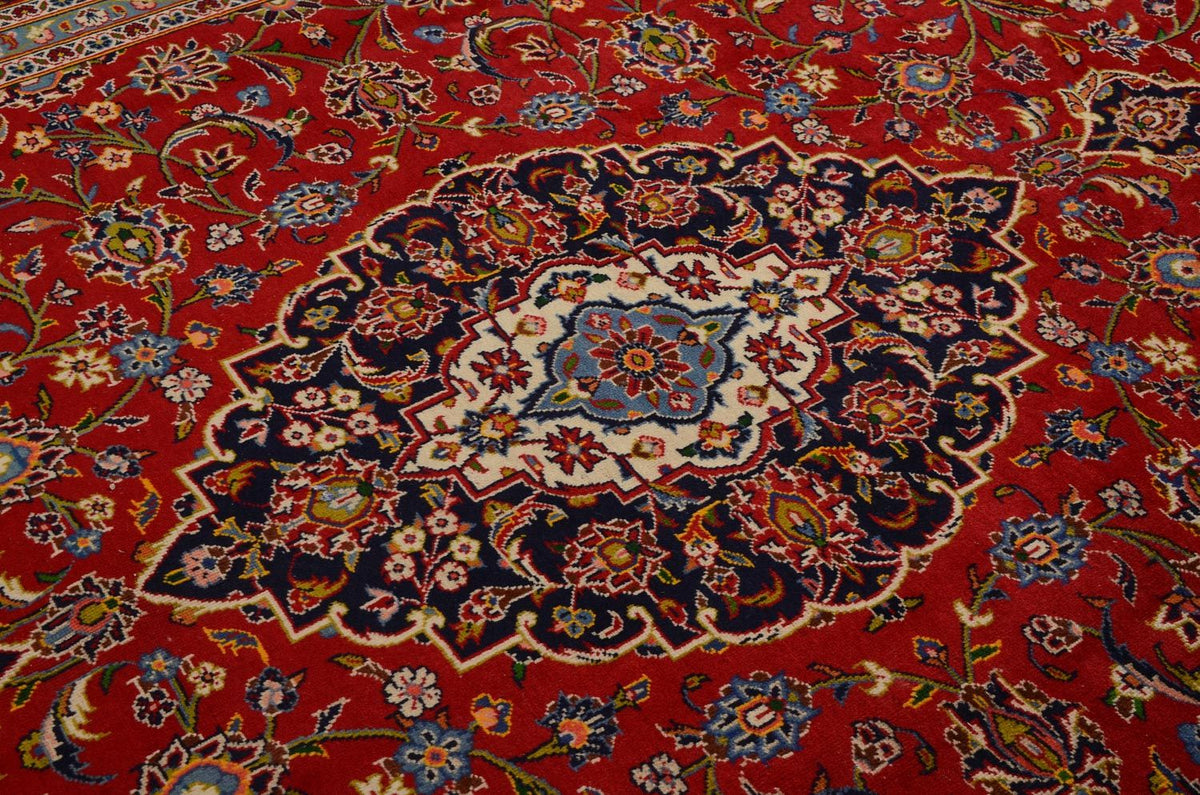 Perser Rug - Keshan - 360 x 255 cm - red