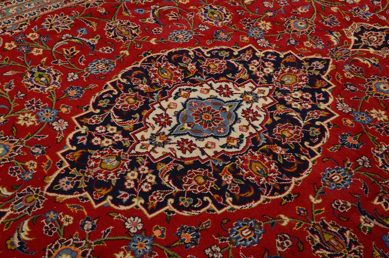Perser Rug - Keshan - 360 x 255 cm - red