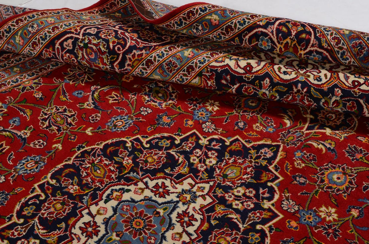 Perser Rug - Keshan - 360 x 255 cm - red