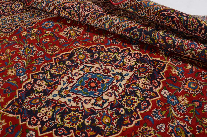 Perser Rug - Keshan - 368 x 247 cm - red