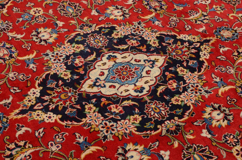Perser Rug - Keshan - 350 x 242 cm - red