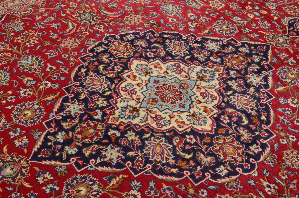 Perser Rug - Keshan - 398 x 293 cm - red