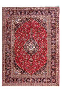 Perser Rug - Keshan - 346 x 253 cm - red