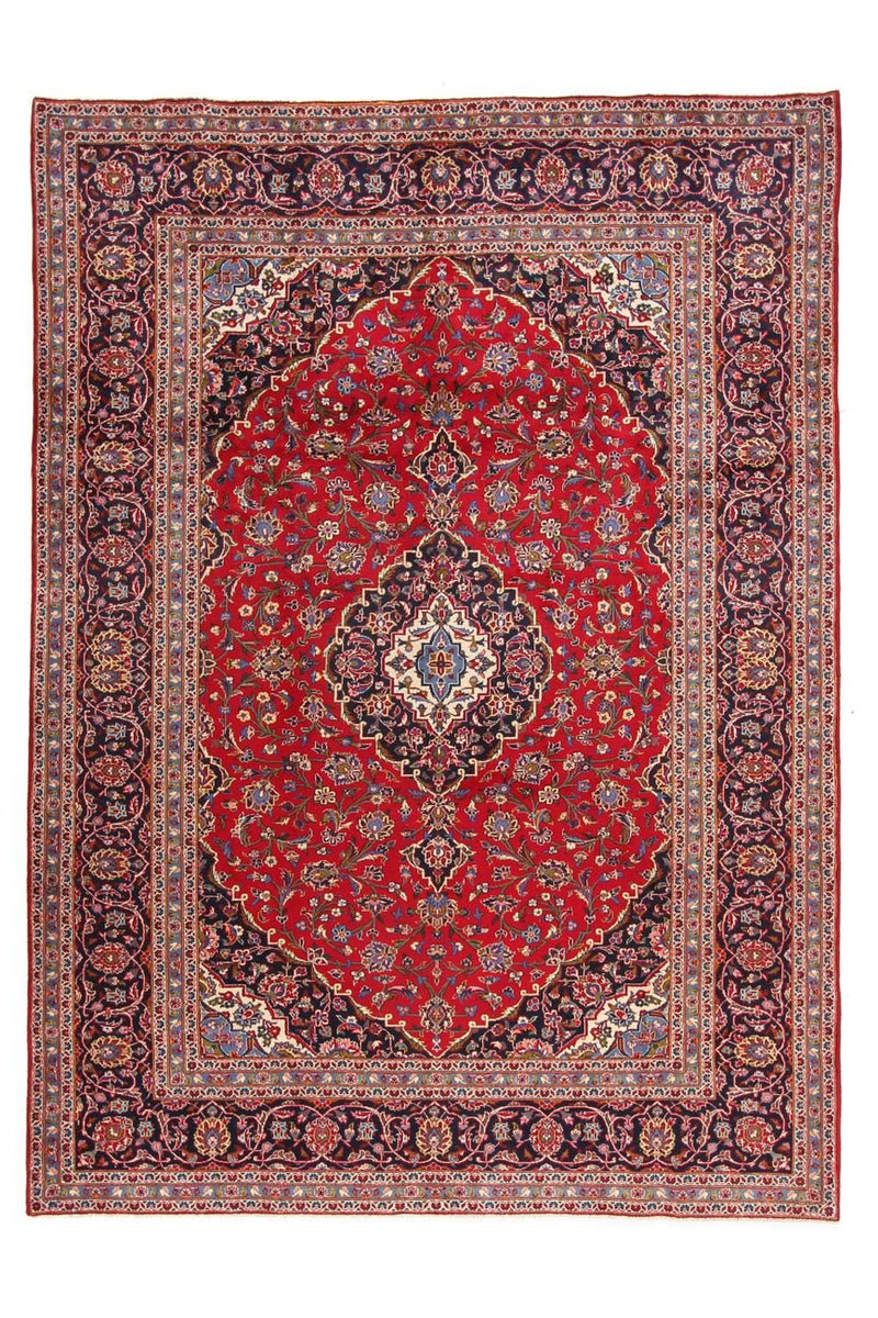 Perser Rug - Keshan - 346 x 253 cm - red