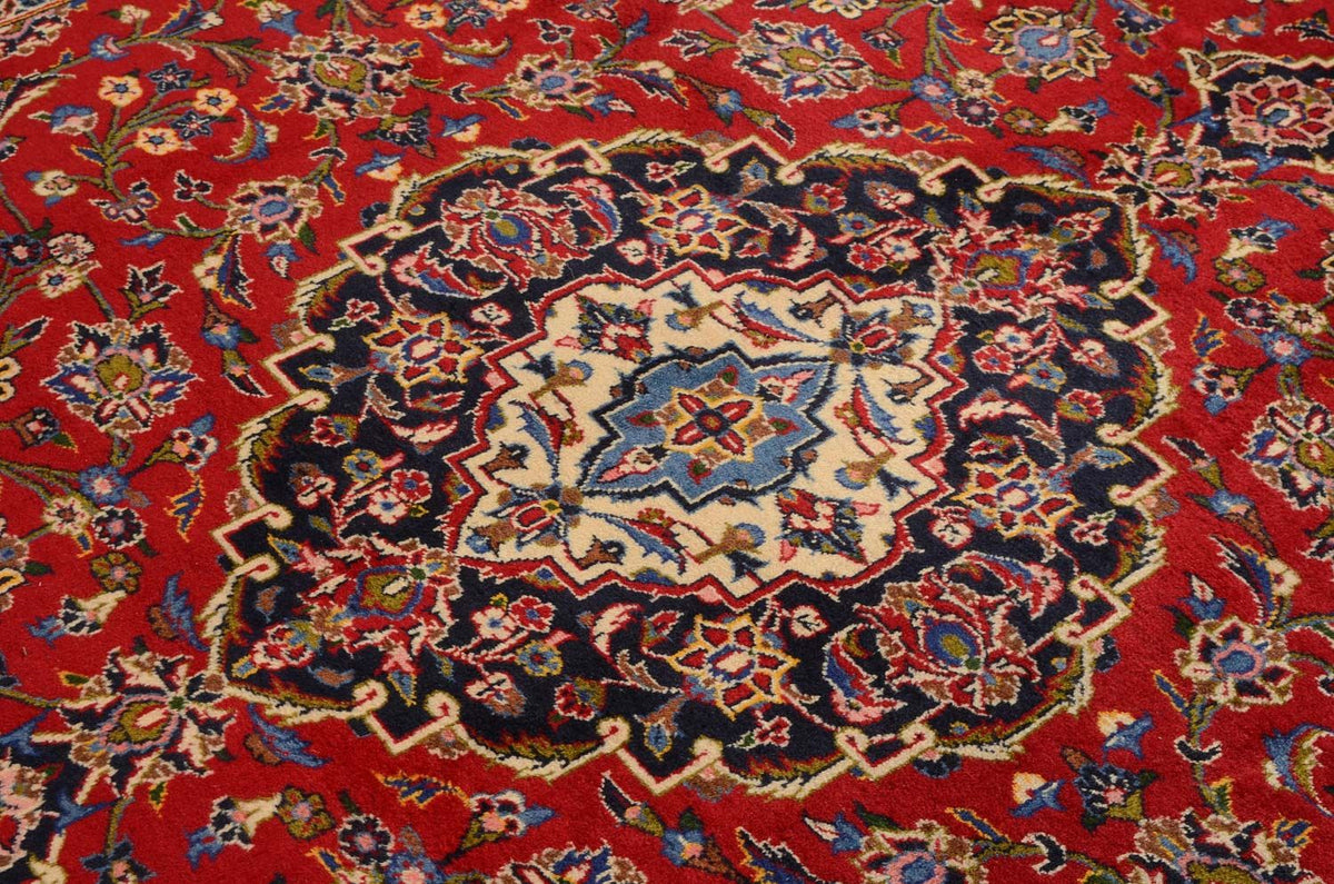 Perser Rug - Keshan - 346 x 253 cm - red