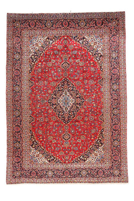 Perser Rug - Keshan - 414 x 292 cm - red