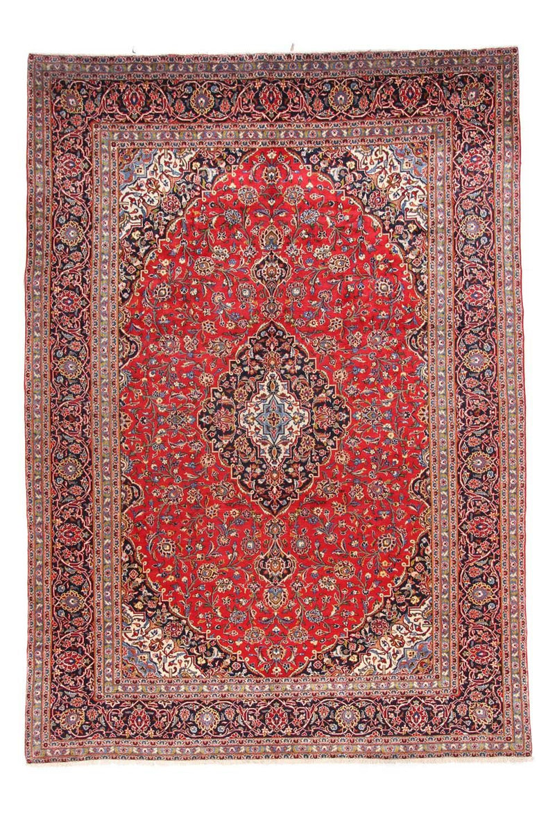 Perser Rug - Keshan - 414 x 292 cm - red