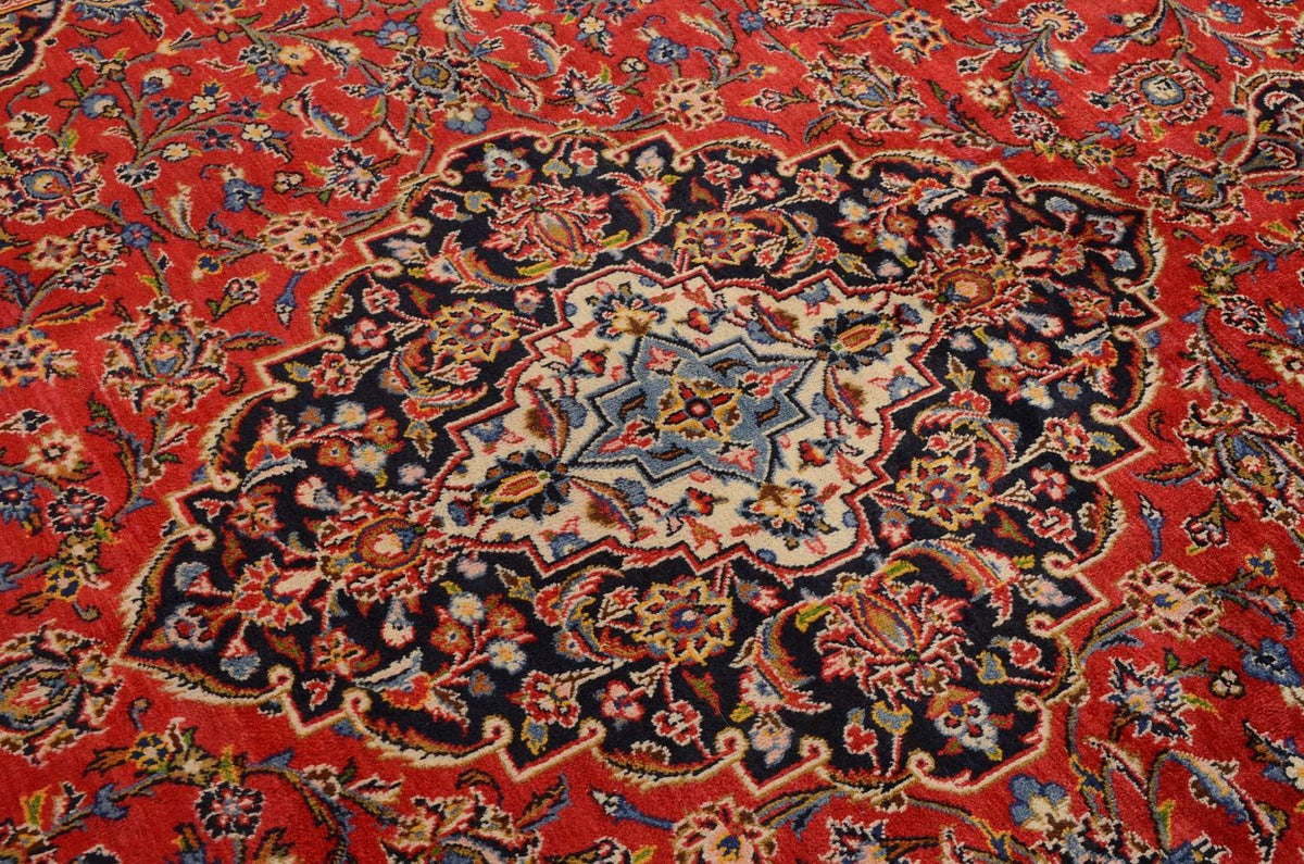 Perser Rug - Keshan - 414 x 292 cm - red