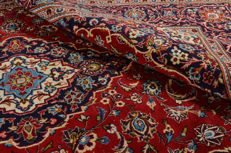 Perser Rug - Keshan - 303 x 202 cm - red