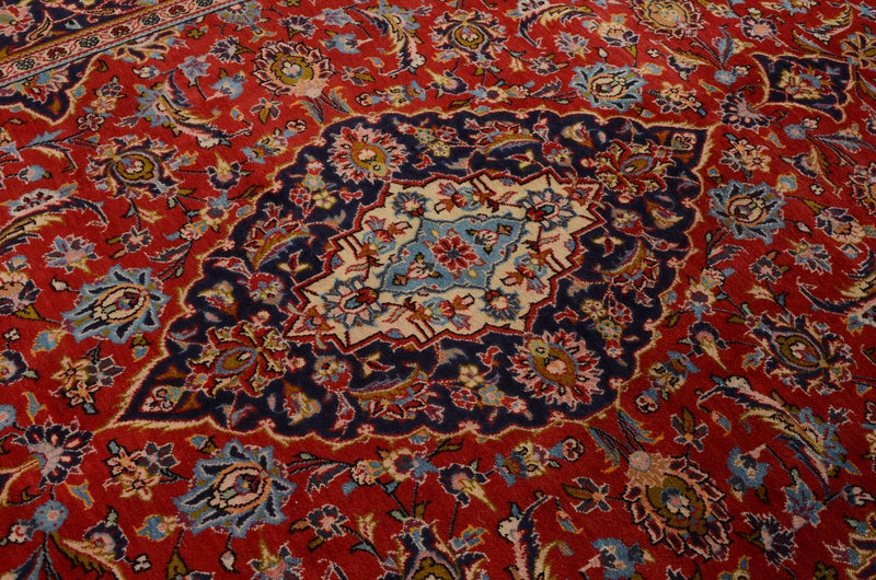 Perser Rug - Keshan - 302 x 207 cm - red