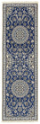 Runner Perser Rug - Nain - Royal - 200 x 60 cm - blue