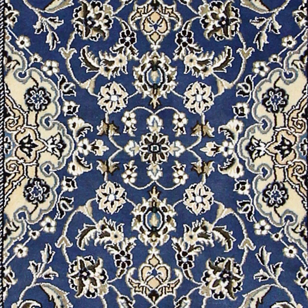 Runner Perser Rug - Nain - Royal - 200 x 60 cm - blue