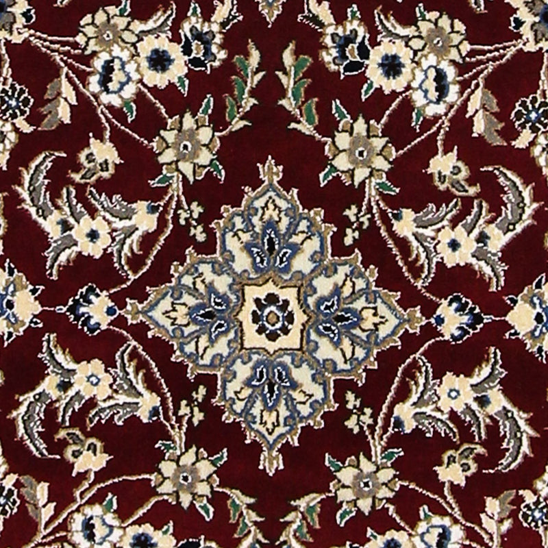 Runner Perser Rug - Nain - Royal - 203 x 81 cm - dark red