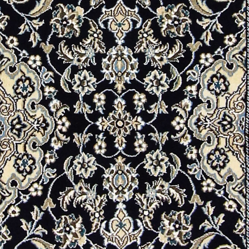 Runner Perser Rug - Nain - Royal - 200 x 62 cm - dark blue