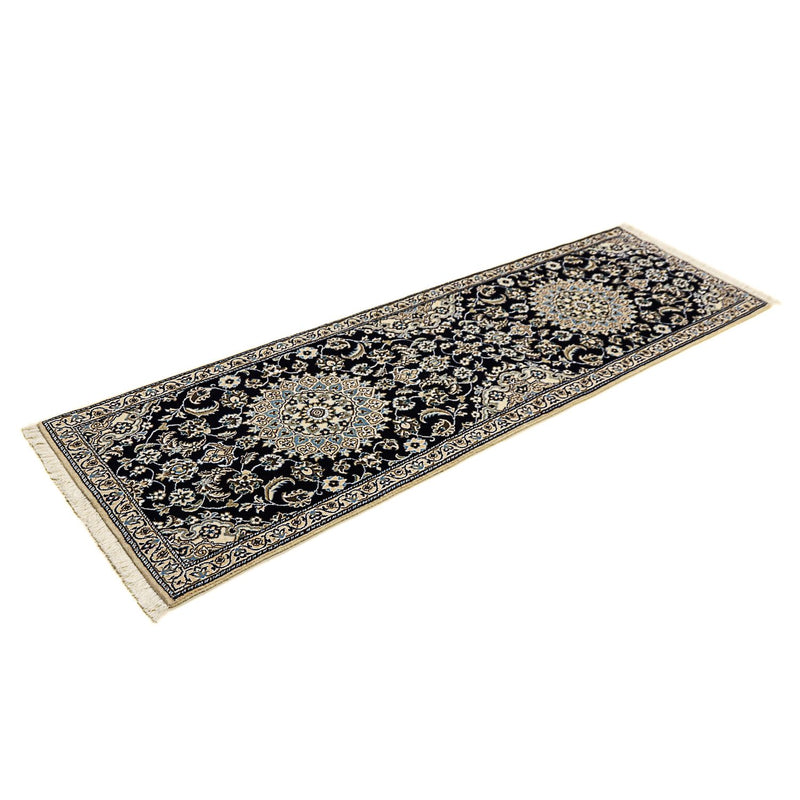 Runner Perser Rug - Nain - Royal - 200 x 62 cm - dark blue