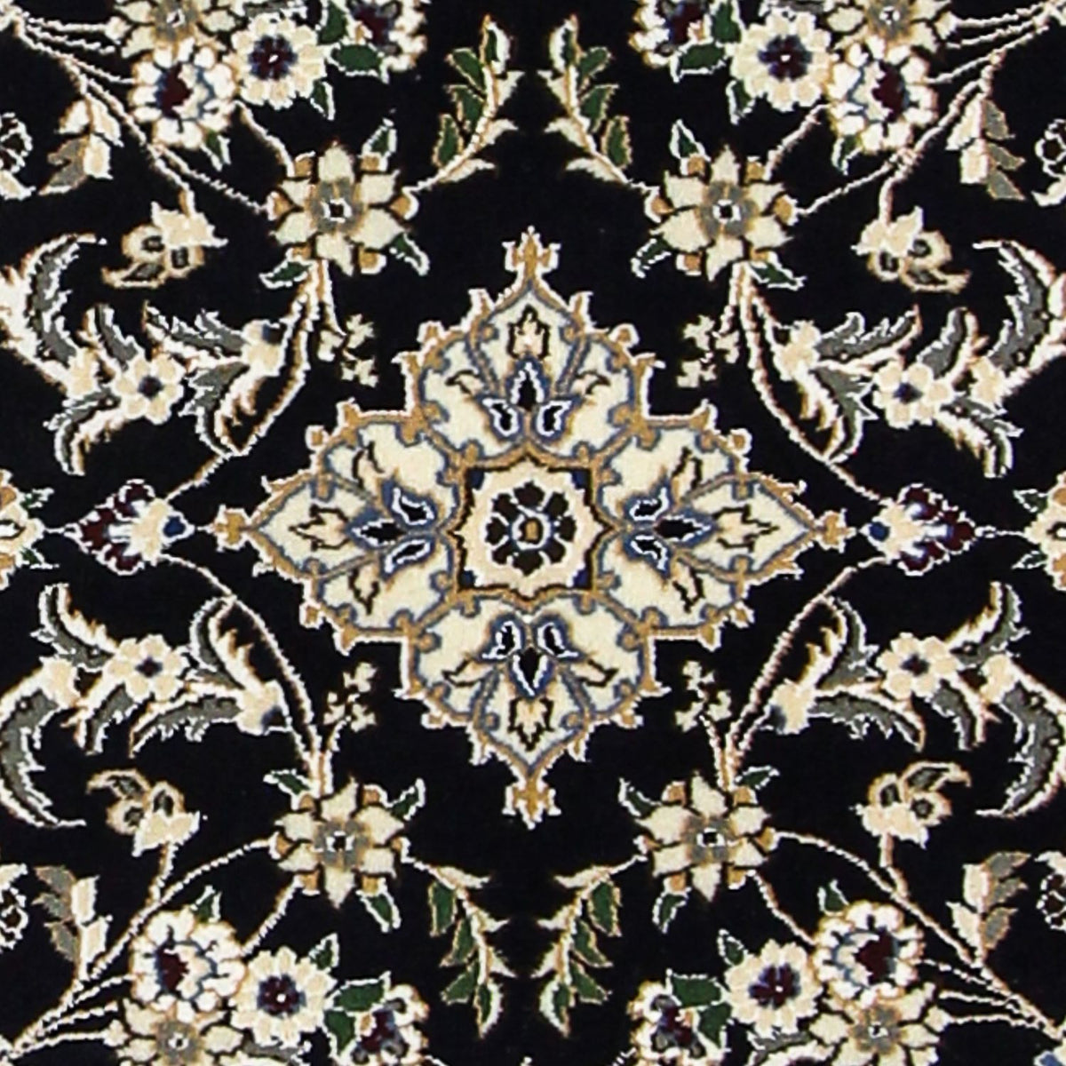 Runner Perser Rug - Nain - Royal - 195 x 84 cm - dark blue