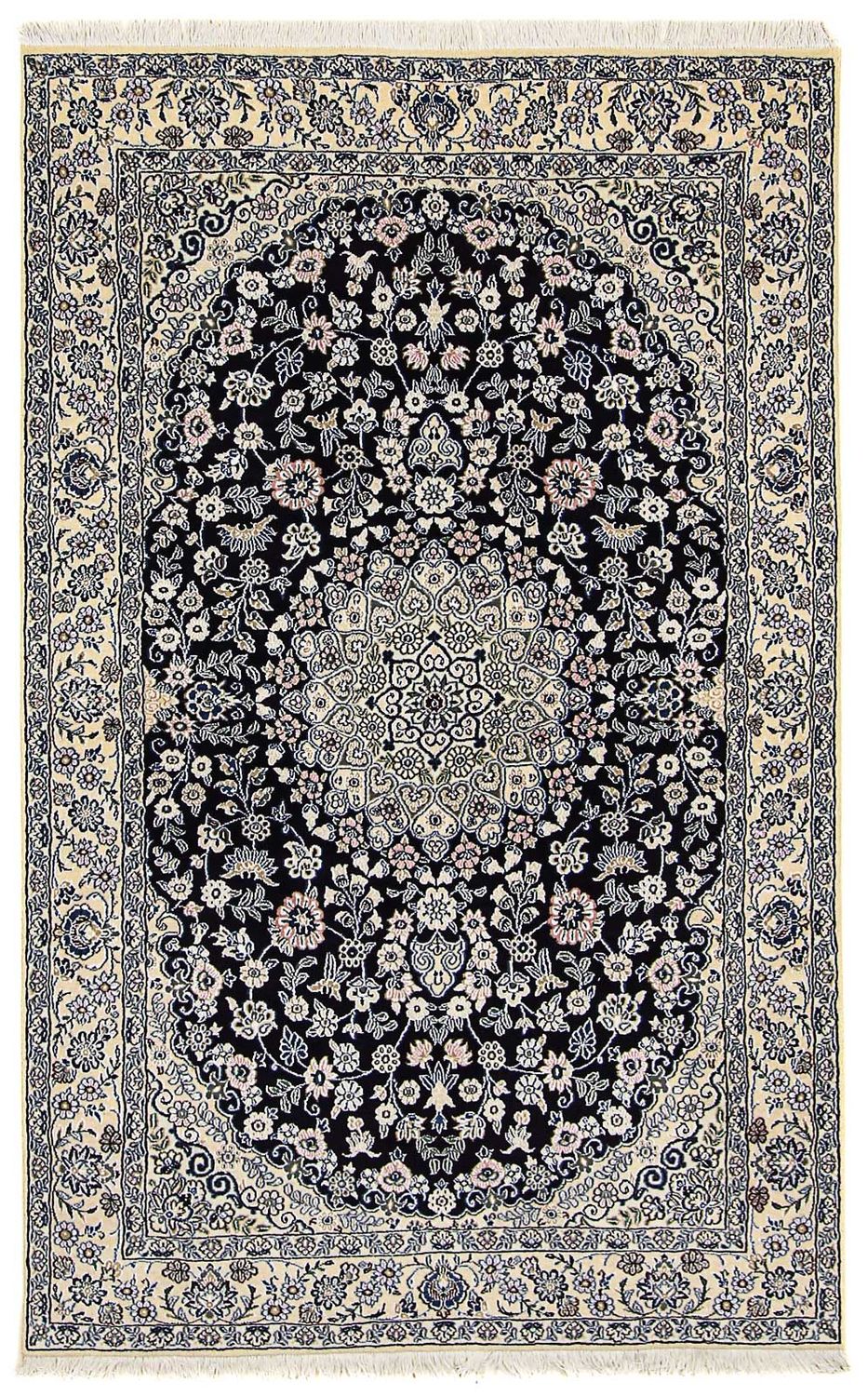 Perser Rug - Nain - Royal - 204 x 128 cm - dark blue