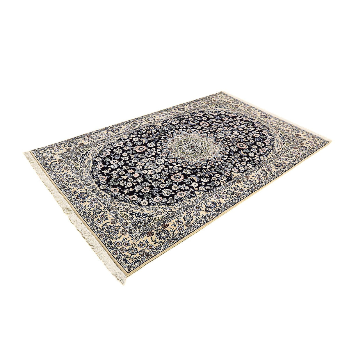 Perser Rug - Nain - Royal - 204 x 128 cm - dark blue