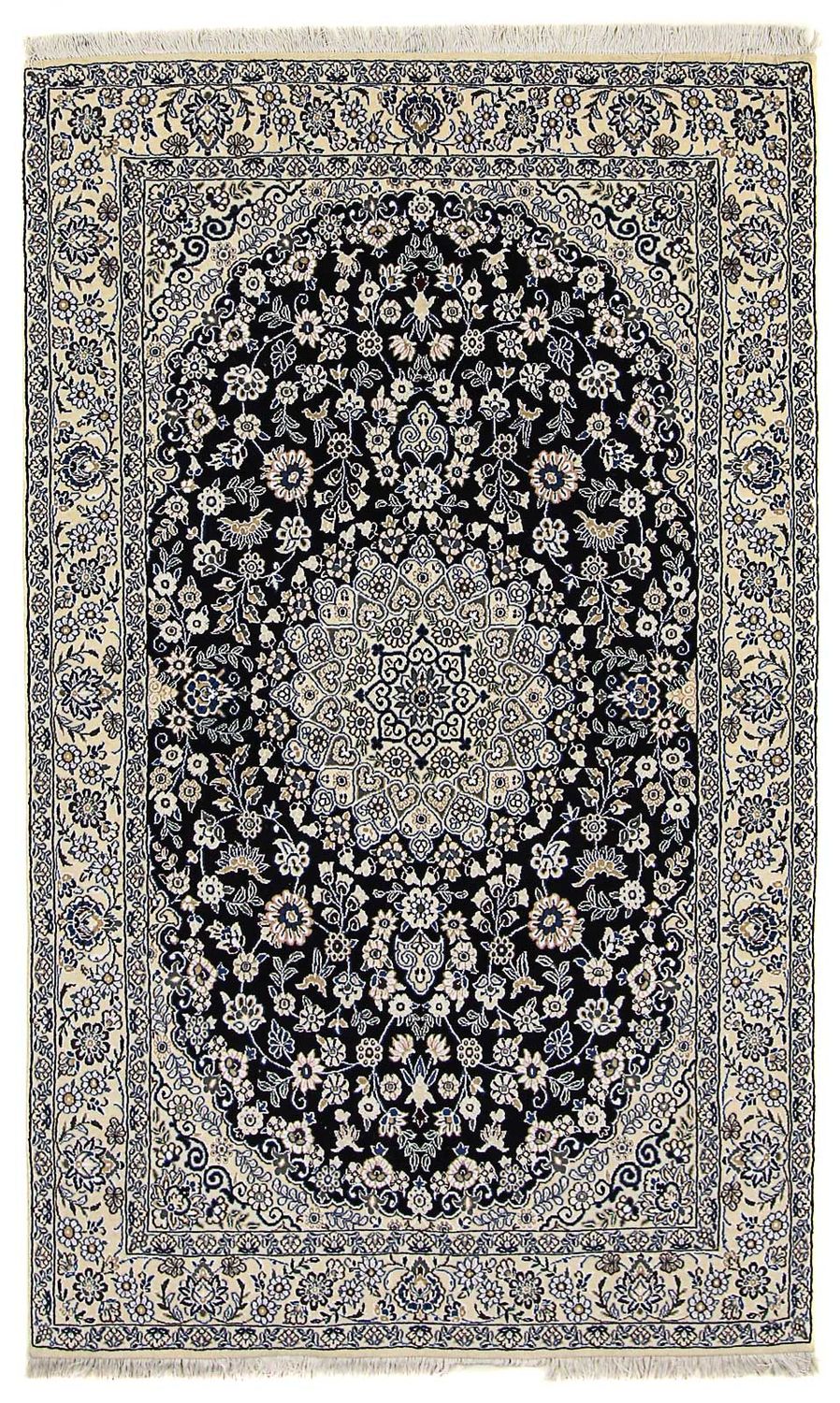 Perser Rug - Nain - Royal - 202 x 130 cm - dark blue