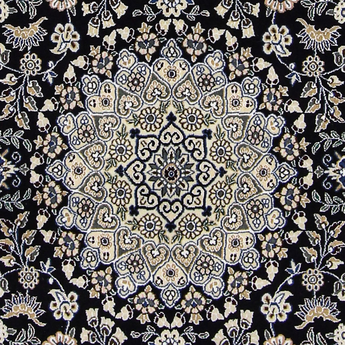 Perser Rug - Nain - Royal - 202 x 130 cm - dark blue