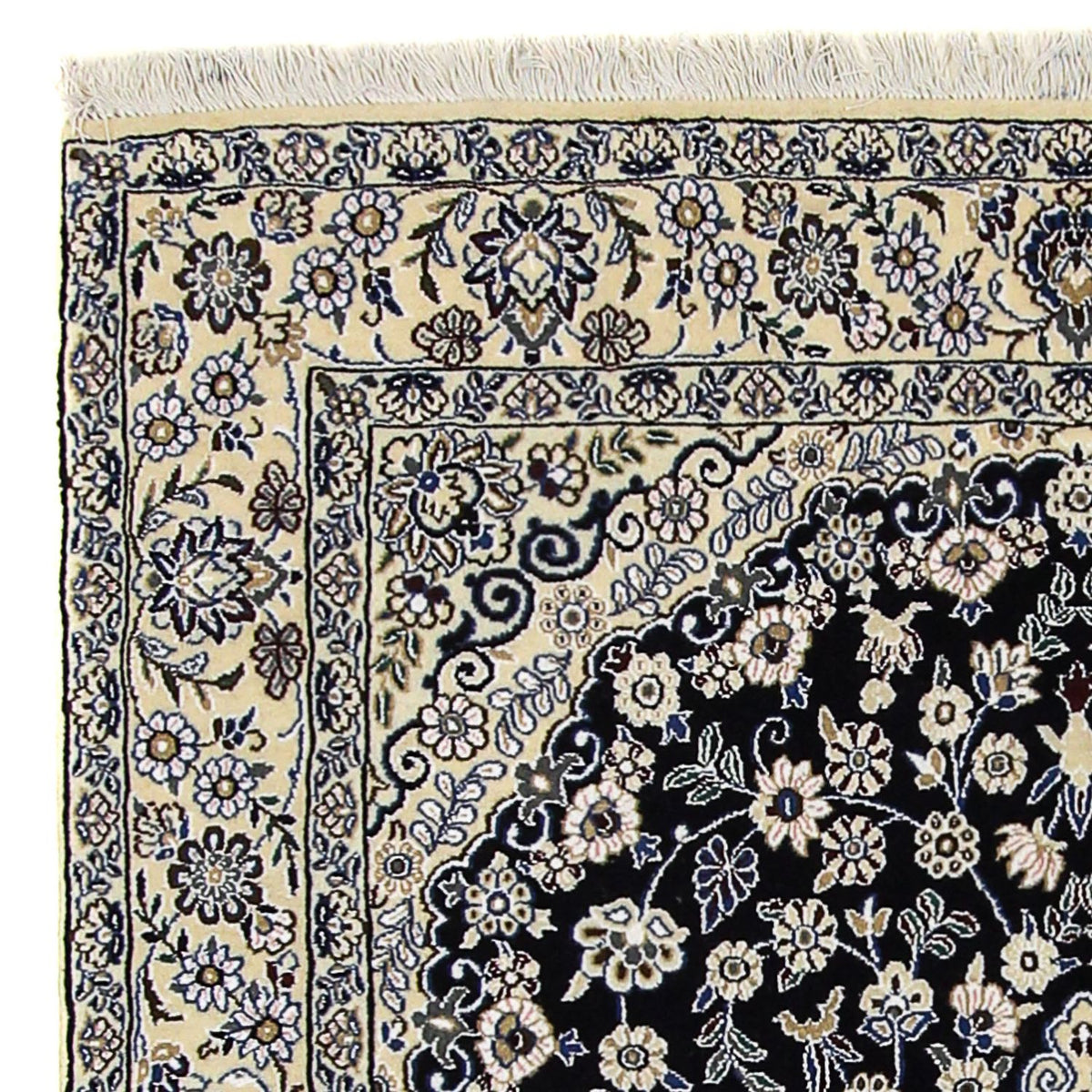 Perser Rug - Nain - Royal - 202 x 130 cm - dark blue