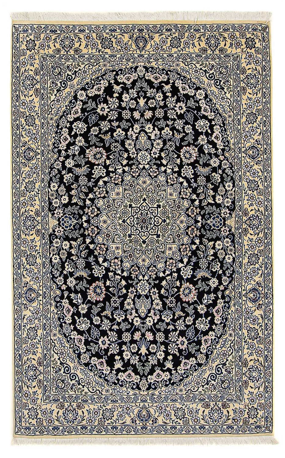 Perser Rug - Nain - Royal - 202 x 132 cm - dark blue