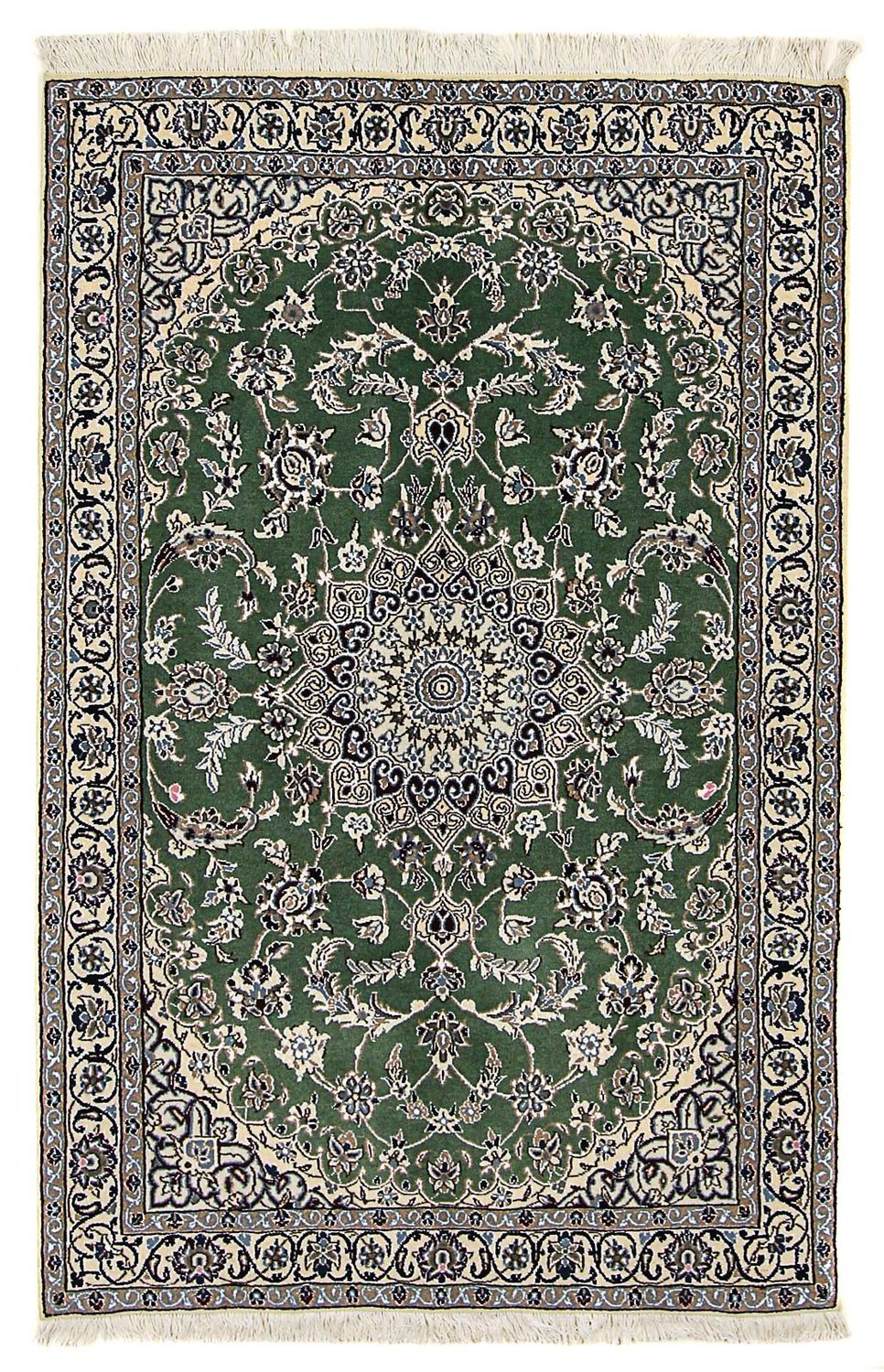 Perser Rug - Nain - Royal - 185 x 118 cm - dark green