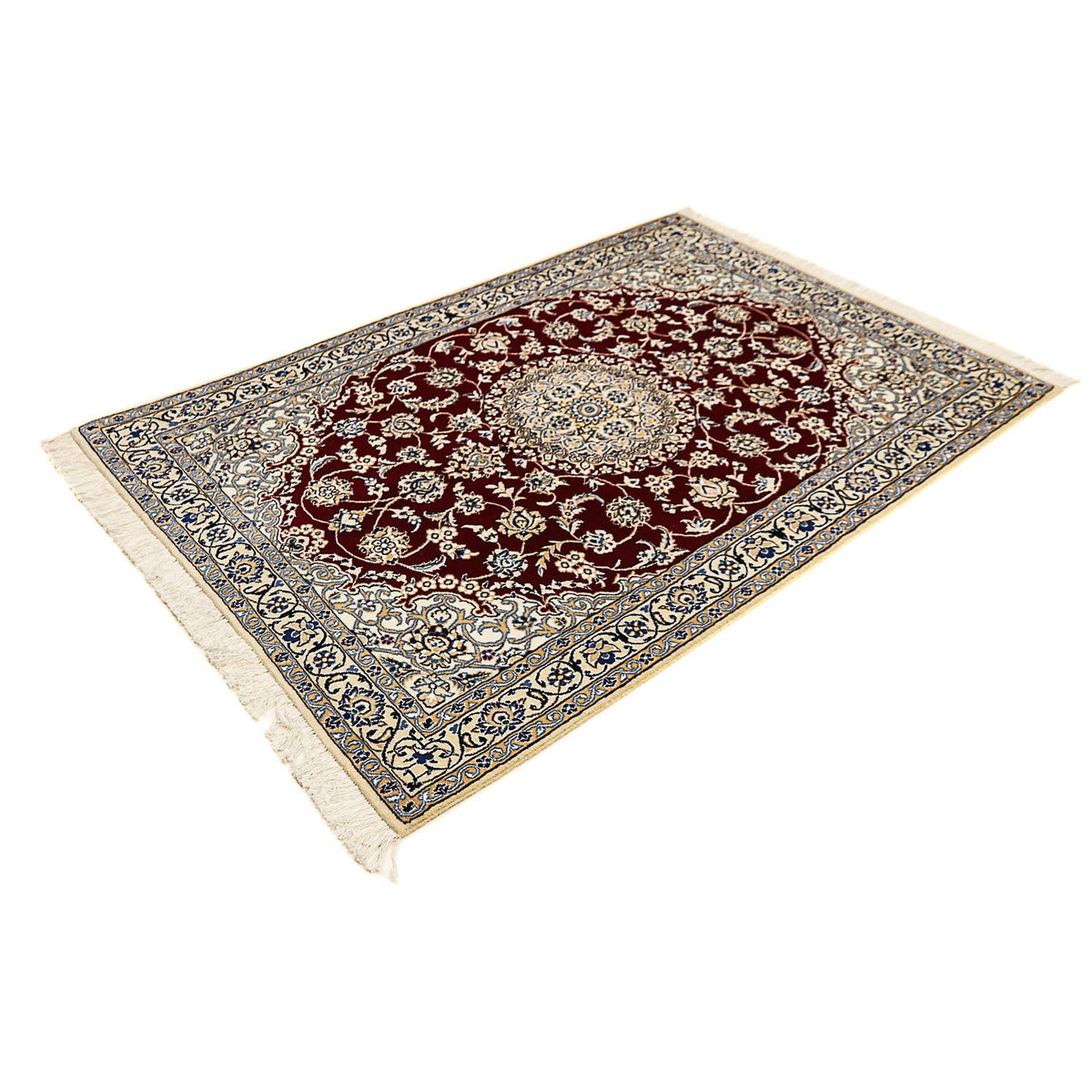 Perser Rug - Nain - Royal - 177 x 118 cm - dark red