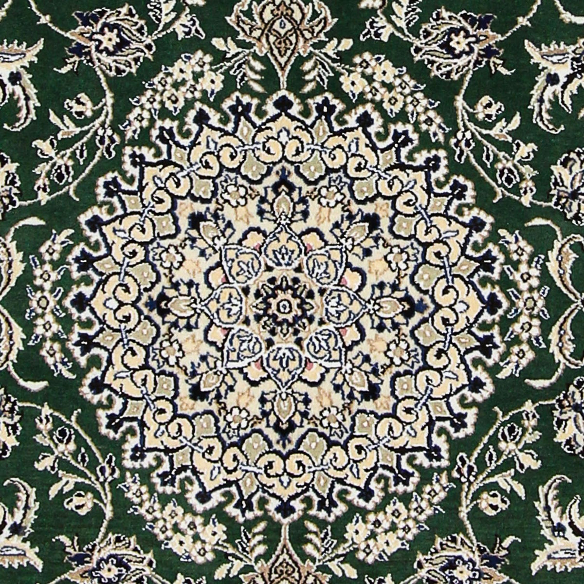 Perser Rug - Nain - Royal - 202 x 133 cm - dark green