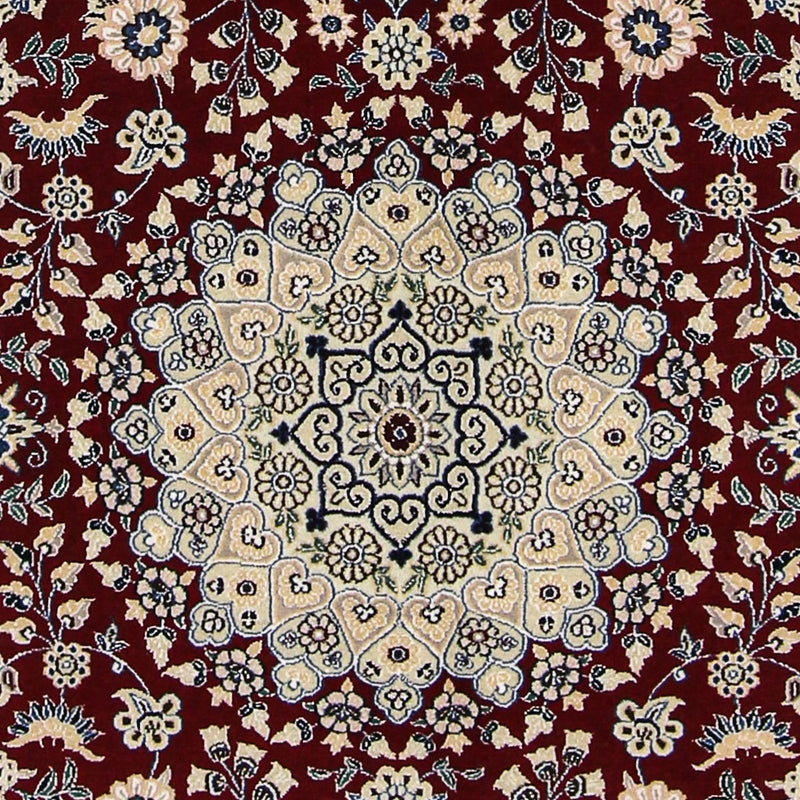 Perser Rug - Nain - Royal - 218 x 156 cm - dark red