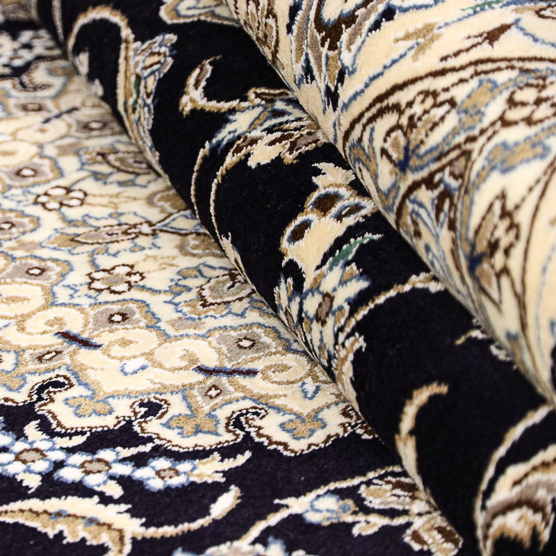Perser Rug - Nain - Royal - 233 x 155 cm - dark blue
