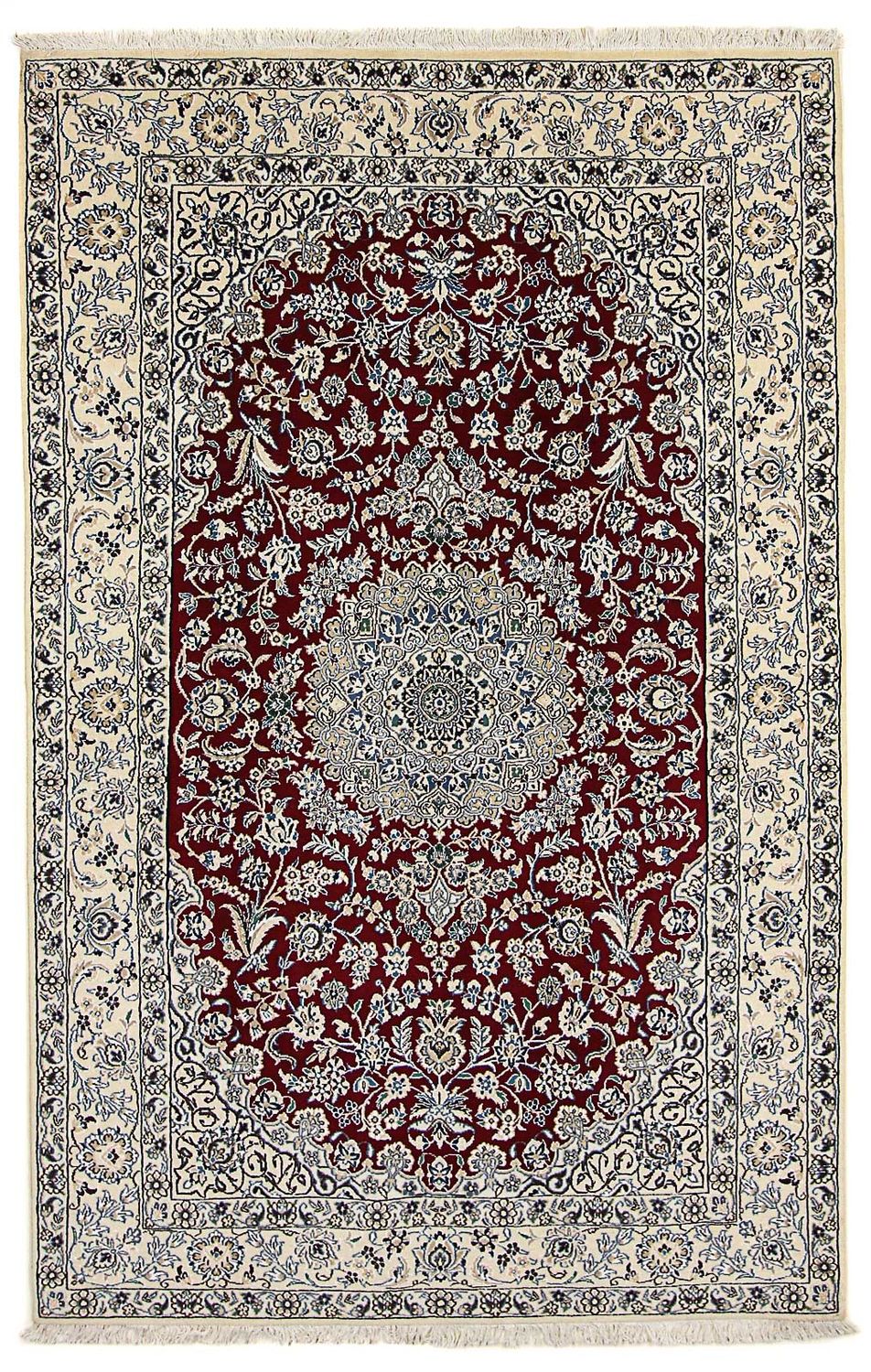 Perser Rug - Nain - Royal - 248 x 148 cm - dark red
